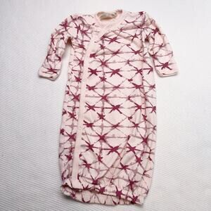 Parade Organics Kimono Snap Gown Pink Size 3-6M